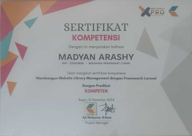 Web Development with Laravel Framework project screenshot